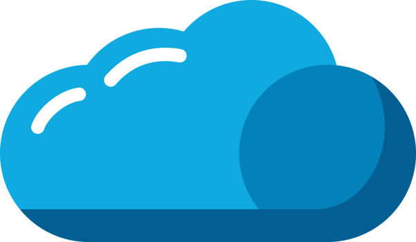 Blue cloud sky png