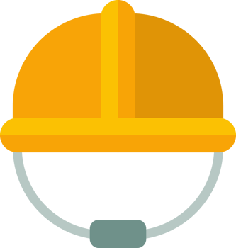 Yellow safety hat icon png