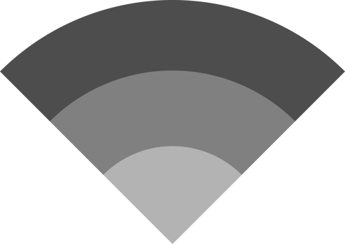 Gray wifi signal icon png