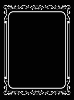 Ornamental Frame with Aristocratic Style vector