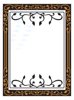 Victorian Style Ornamental Borders vector