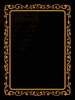 Retro Style Ornamental Border vector