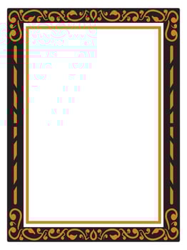 Rich Scroll Borders for High-End Products vector