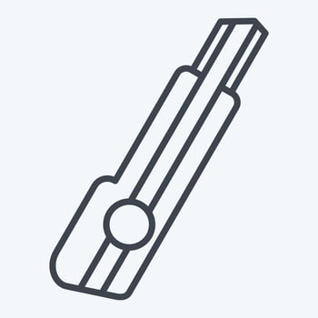 Icon Cutter. related to Repair Tools symbol. line style. design editable vector
