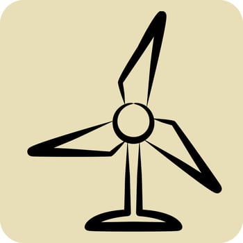 Icon Sustainable Development. related to Development symbol. hand drawn style vector