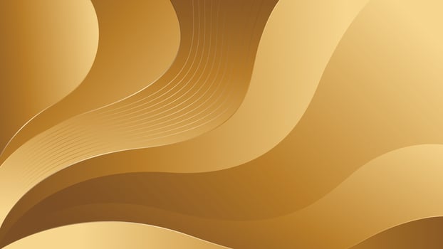Elegant gold luxury wave background. Abstract modern design vector