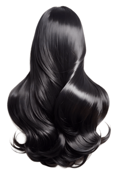 long hair style png