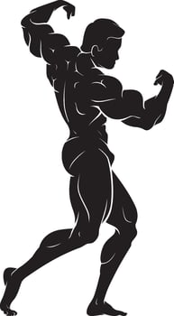 Body Builder Full Length Flex vector