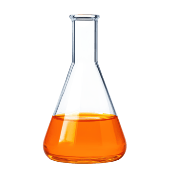 Erlenmeyer flask liquid on transparent Background png