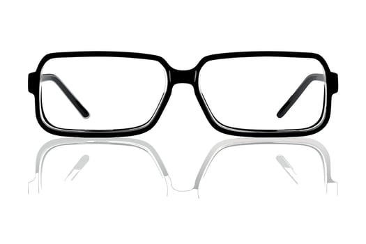 Line Art Icon Set Simple Outline of Reading Glasses, Clean Design in Black on Transparent Background, Perfect for Eye Health and Accessories. vector