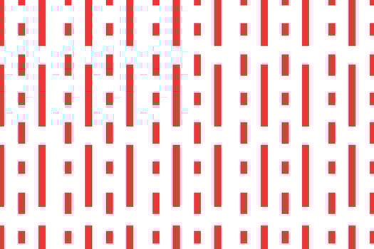 a bold red vertical pattern of varying bar lengths and spacing on a clean white background. It's ideal for modern prints, graphic designs, and minimalist projects. vector