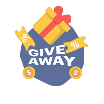 Gift Offer Concept. Gift Banner. Gifts and hampers for festive celebrations and special sales offers. special gift box packages. Flat Design Illustration on Background. vector
