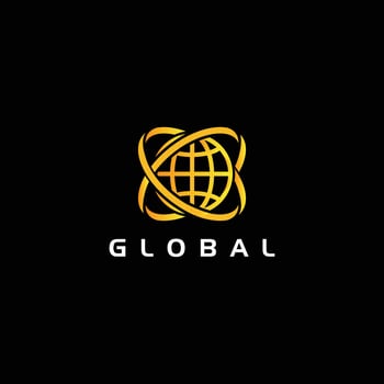 Global Globe Logo. World Wide Logo vector