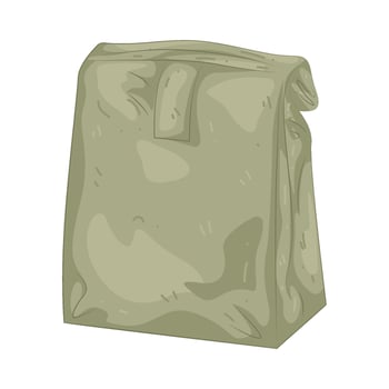 Illustration of Lunch Bag vector