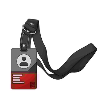 Identity Card Tag vector