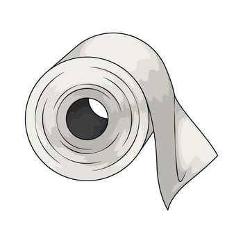 illustration of toilet papers vector