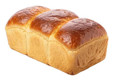 Freshly baked sourdough bread loaf with golden crust and soft interior, perfect for sandwiches or toasting png