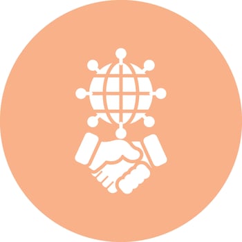 Global Wireframe Illustration vector