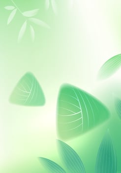 Dragon Boat Festival vertical illustration Chinese style zongzi vector