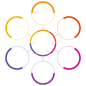 Infographic with 6 steps, options. png
