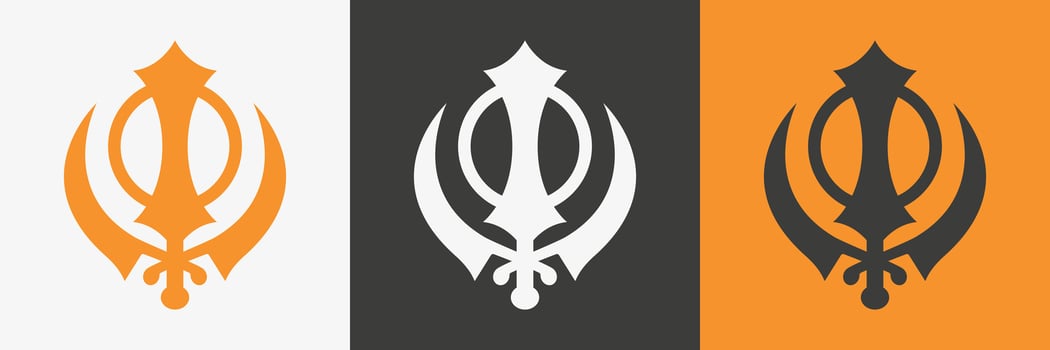 Set if symbol khanda vector