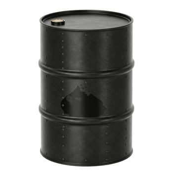 Oil barrel for storage and transport of petroleum products png