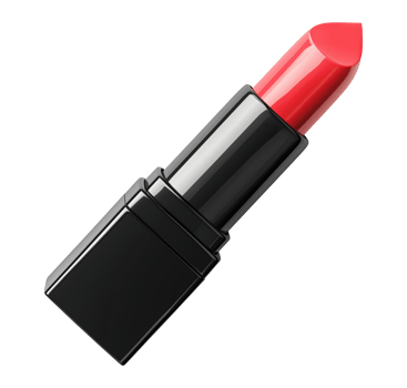 Tube with red lipstick isolated on a transparent background png