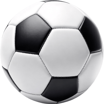 Black and White Soccer Ball png