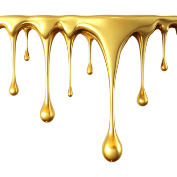 golden liquid drop png