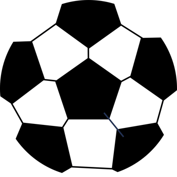 Classic Soccer Ball Illustration png