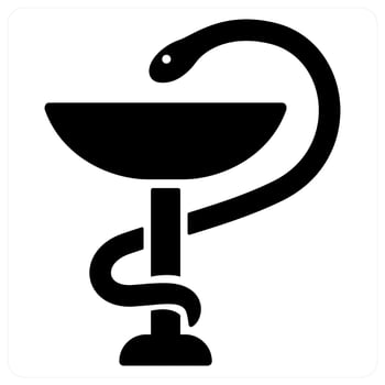 pharmacy sign and medical icon concept in black color vector
