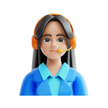 A woman wearing headphones and a headset png