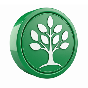 Green Ecological Tree Logo Symbolizing Nature Conservation and Sustainability png