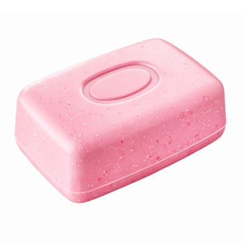 Bright Pink Soap Bar with Smooth Surface and Subtle Texture for Personal Care and Hygiene png