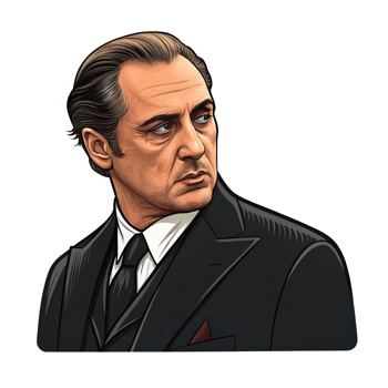 Serious Man in Suit Portrait with Transparent Background for Character Design and Branding png