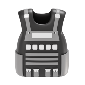 Tactical Armor Vest 3D Model for Protection png