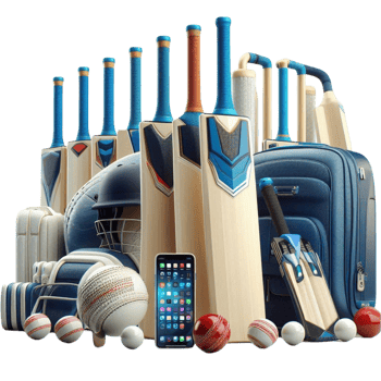 Modern Cricket Gear Set png