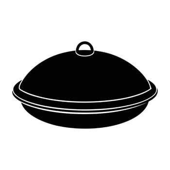 dish food cap. vector