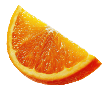 Fresh orange slice for healthy eating and vibrant recipes png