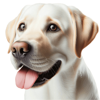 Happy Labrador Retriever Dog Portrait png