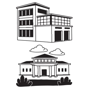 Business buildings icon, Business buildings icon, apartment illustration vector