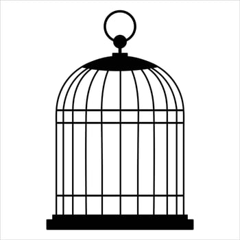 Bird cage Illustration vector