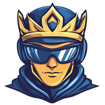 Illustration - Majestic King with Goggles and Crown png