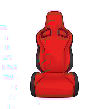 Red Car Seat vector