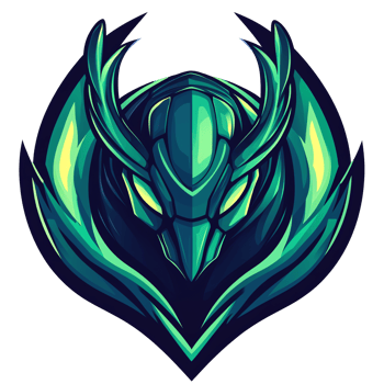 Illustration - Majestic Teal Creature Esports Logo png