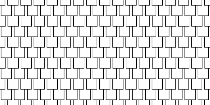 Shingles roof seamless pattern. House roof tile texture. Geometric shape design. Metal construction grid. Fish scales. illustration isolated white background vector