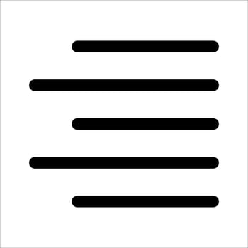 A unique black and white icon of a line vector
