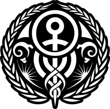 The emblem of the medical school of the university of miami vector