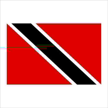 The flag of trinidad and tobago vector
