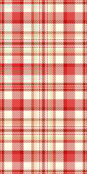 Skill pattern check , long texture seamless tartan. Velvet textile background plaid fabric in red and light yellow colors. vector